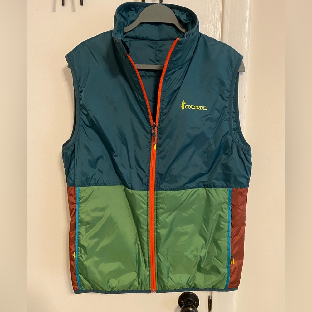 COTOPAXI DRY LANDS TECA CALIDO REVERSIBLE VEST Men's Size Medium  MSRP $120